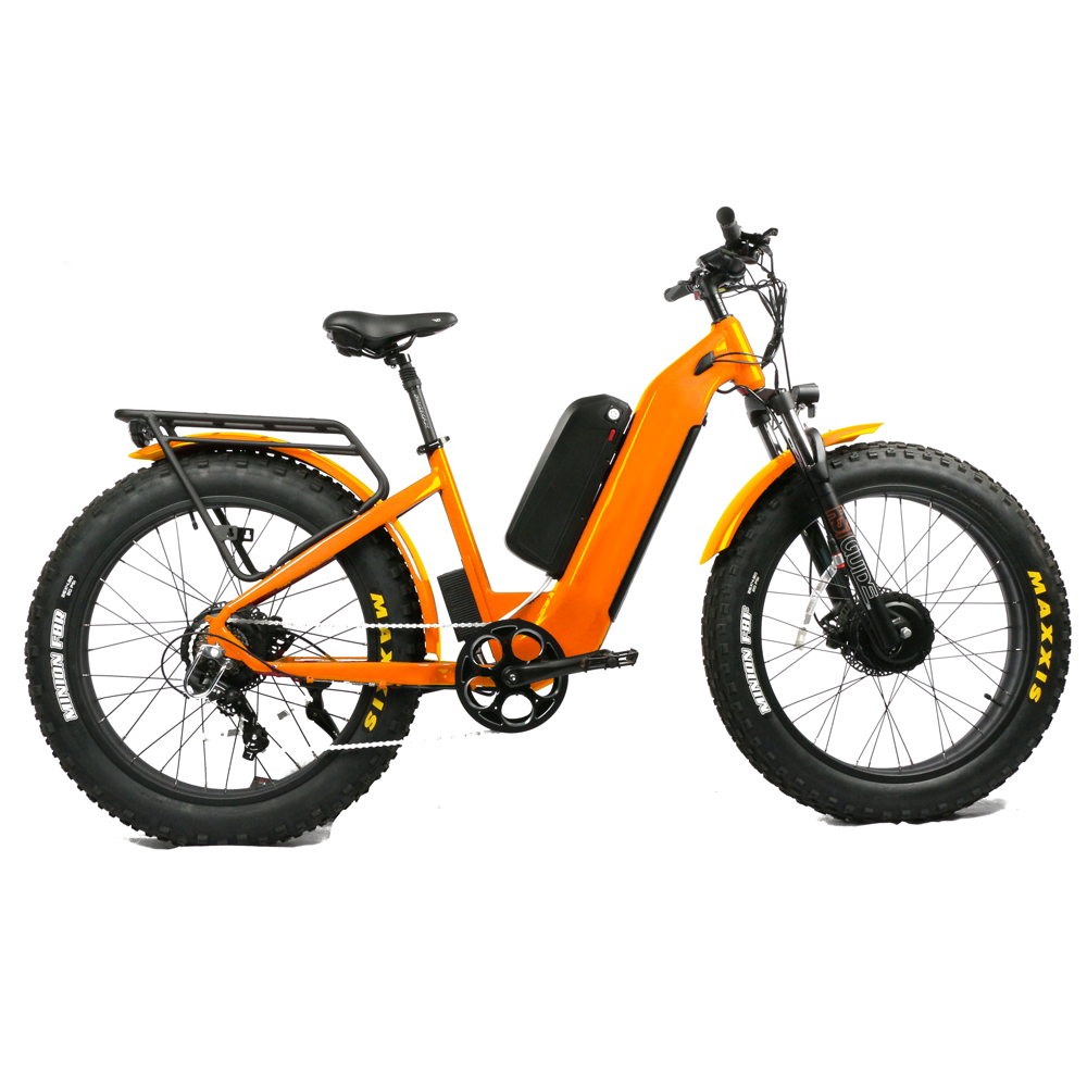 Dual Motor Electric Motorcycle Frame - 油圧式フロントフォーク搭載、低価格1000Wハイパワーデュアルモーター電動マウンテンバイク、アルミ合金製Eバイクフレーム
