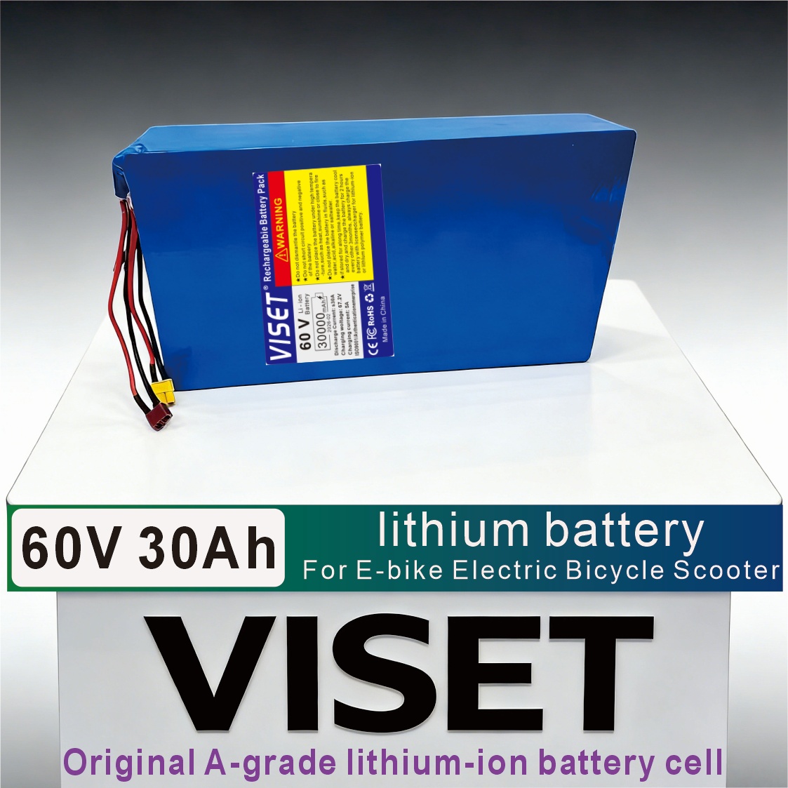 60V 30Ah Electric Scooter Battery - VISET 60V 30AH 自転車 18650 オートバイバッテリーパック
