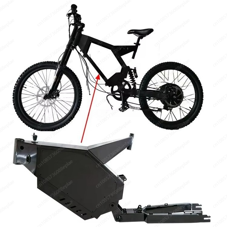 ステルス爆撃機型電動自転車フレーム、フルサスペンション300 - 8000W Stealth Bomber Ebike のレビューと価格