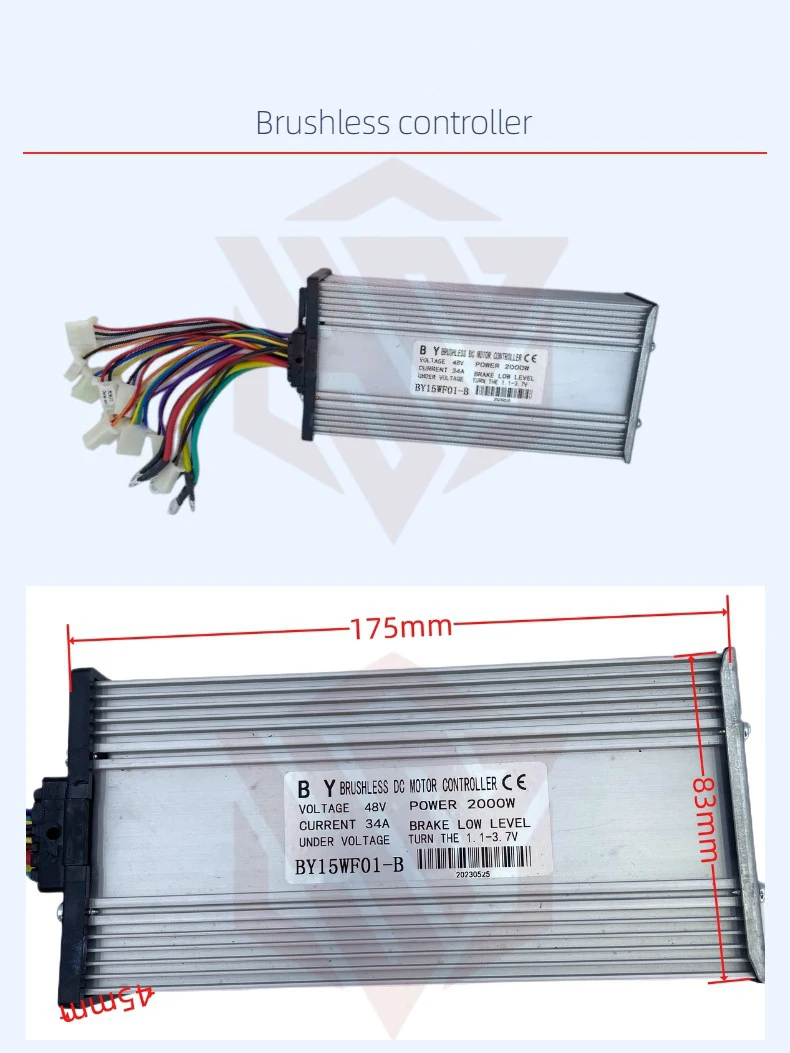 3000W 60V/72Vハイパワー電動バイクビーチカーカー - Electric Motorcycle Conversion Kit 72V のレビューと価格