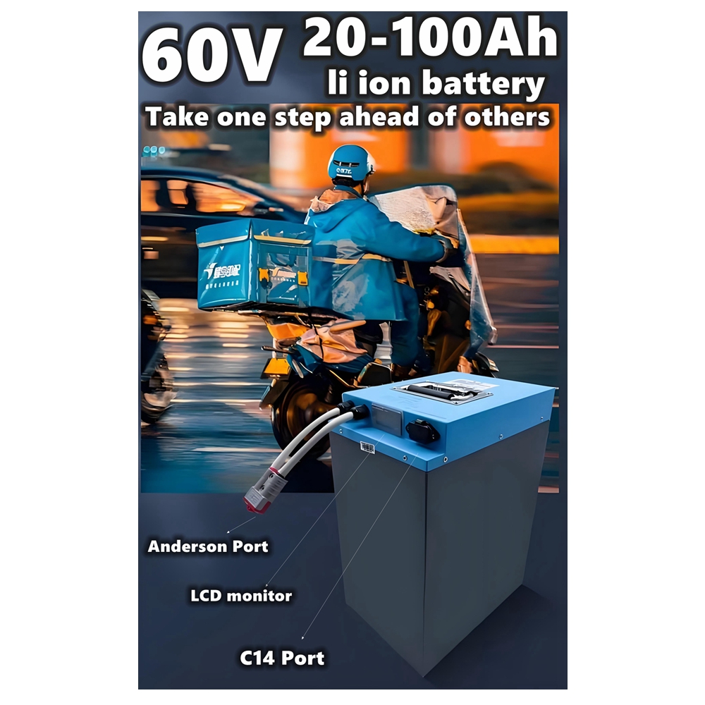 HS 60Vスクーター用リチウムイオンバッテリー 30Ah  - 60V 30Ah Electric Scooter Battery のレビューと価格