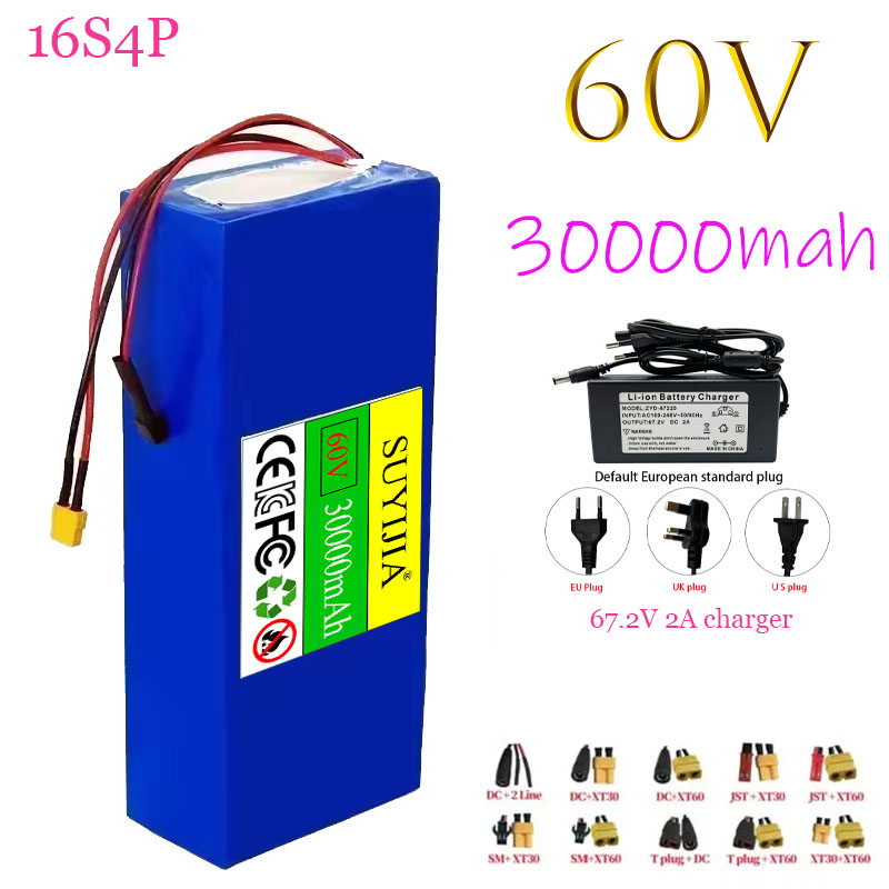 リチウムイオンバッテリー 60V 100Ah 16s4p、電 - 60V 30Ah Electric Scooter Battery のレビューと価格