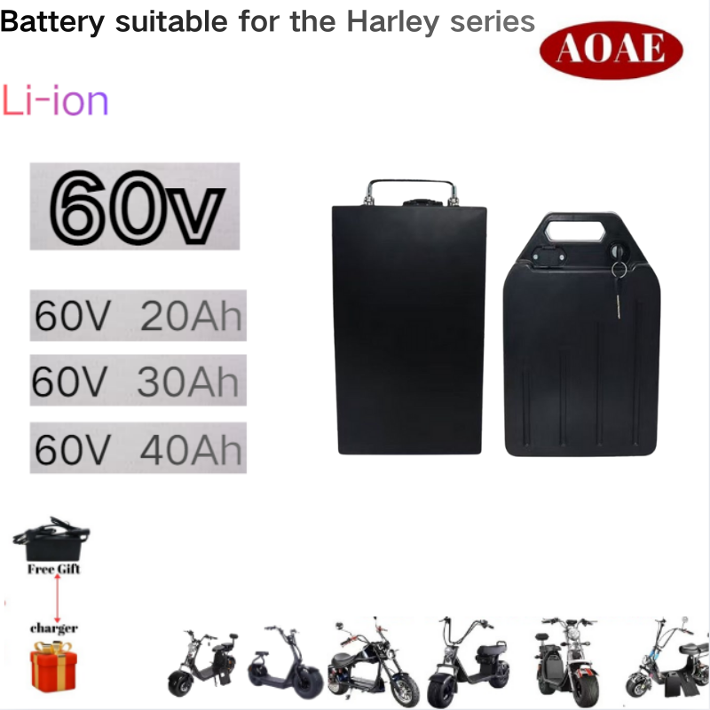 ハーレーバッテリー 60V 20Ah 30Ah 40Ah 電 - 60V 30Ah Electric Scooter Battery のレビューと価格