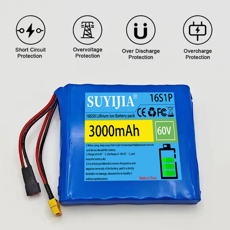 電動スクーター、自動底板付き一輪車用リチウム電池、BMS、1 - 60V 30Ah Electric Scooter Battery のレビューと価格